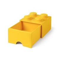 Lego Brick Container With Drawer Four Yellow Genuine Quality