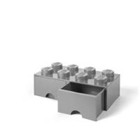 Lego Brick Container With Drawers Eight Grey Genuine Quality