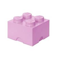 Lego Brick Container Four Light Pink Genuine Quality Best Top