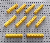 LEGO Yellow 1x6 Brick (3009) *(Pack of 10) *BRAND NEW* Space City Star Wars