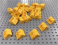 Lego Yellow 2x2 Inverted Brick with 45 Slope (3660) *(Pack of 10) *NEW* City