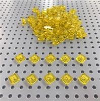 Lego Yellow 1x1 Transparent Plate (3024) *(Pack of 10) *NEW FREE POST *Star Wars
