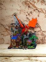 21348 MOC Dungeons & Dragons Red Dragons Tale Building Blocks w/ Figures 3745pcs