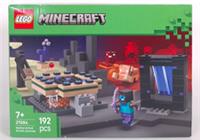 Lego Minecraft 21584 Nether & End Portal Journey 192pcs Sealed - New - Box Wear