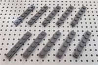 LEGO Dark Bluish Grey 1x6 Plate (3666) *(Pack of 10) *NEW* Space City Castle