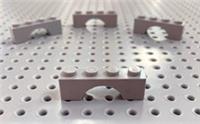 Lego Light Bluish Grey 1x4 Brick with Arch (3659) (Pack of 4) *NEW Castle Wall