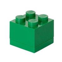 LEGO Mini Box 4 Storage Brick Box Green