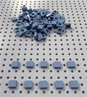 Lego Sand Blue 1x1 Flat Tile (3070) *(Pack of 10) *NEW FREE POST *City Star Wars