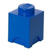 LEGO Round 1-Stud 1.2L Stackable Storage Brick Blue