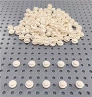 Lego White 1x1 Round Stud Plate (6141) x10 *BRAND NEW* City Friends Star Wars