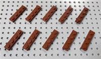 Lego Reddish Brown 1x4 Plate (3710) (Pack of 10) BRAND NEW City Star Wars Marvel