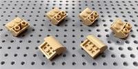 Lego Tan 2x2x1 Curved Inverted Slope with Cut Out (1750) (Pack of 6) NEW