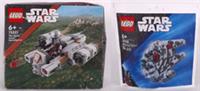 LEGO Star Wars The Razor Crest Microfighter 75321 & Millennium Falcon Mini 30708
