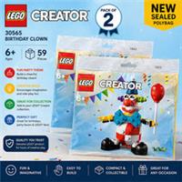 Lego Creator Birthday Clown 30565 Polybag BNIP pack of 2