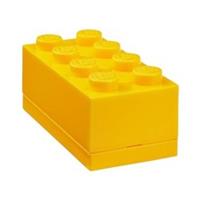 LEGO Mini Box 8 Storage Brick Yellow