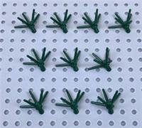 Lego Dark Green Plant Flower with 6 Stems (19119 / 6269940) *(Pack of 10) *NEW