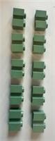 Lego 4216 Sand Green (rare) x10. In Sets 10185 Green grocer