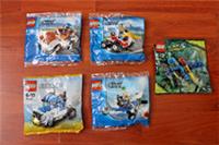 NEW & SEALED LEGO POLYBAG SETS 30141, 30150, 30010, 30018 & 30024.