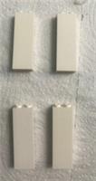 4 X Lego 2454 Brick 1 x 2 x 5 White Free Postage Discount Available
