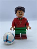 Cristiano Ronaldo CR7 LEGO Minifigure Soccer Portugal Footballer edi003 43012