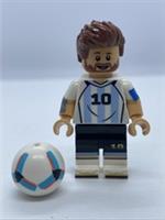 Lionel Leo Messi LEGO Minifigure Soccer Argentina Footballer edi002 43011