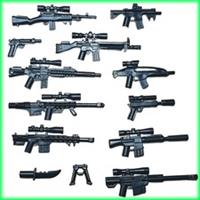 Minifigure Weapons Custom Pack Of Guns Compatible With Lego minifigures