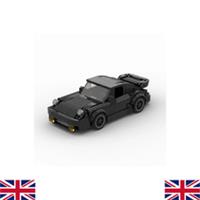 MOC Black Bird 930 Turbo Racing Sports Car Building Blocks Brick Set Creative Ga