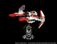 Display stand angled for Lego 75135 Obi Wan's Interceptor (A1016)