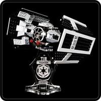 Display stand angled 3D for Lego 8017-75150 Darth Vader's TIE Fighter (A1013)
