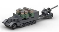 Micro Tank Vehicle Construction Brick Set Tiger Churchill Panther StuG Sherman