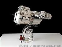 Display stand 3D-ENGV angled+slots for Lego 75292 Razor Crest (A1071)