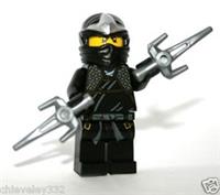 Lego Ninjago COLE ZX Black Ninja 30087 with Twin Daggers NEW and Genuine