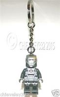 Genuine Lego Marvel Superheroes War Machine Minifigure KeyRing/Chain from76006