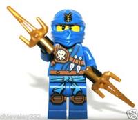Lego Ninjago 70749 Jay Ninja Minifigure 2015 & 2 Sai Brand New & Genuine