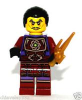 Lego Ninjago 70748 Clouse Minifigure and 1 x Sai Blade Brand New and Genuine