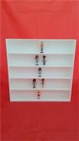 Lego Mini Figure dust free Shelved Display Stand Unit Box Case sliding door