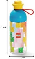 LEGO 500ML ICONIC TRANSPARENT DRINKS BOTTLE GREAT FOR SCHOOL OR GYM BRAND NEW