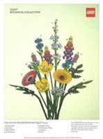 5007799 Wildflower Bouquet (LEGO Botanical Collection Art Print) NEW