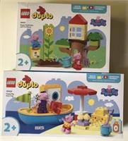 Lego Duplo Peppa Pig Boat Trip (10432) & Peppa Pig Garden & Tree House (10431)
