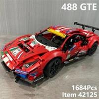 "2025 Ferrari 488 GTE AF Corse #51 MOC 42125 1684pcs Technic Kit"