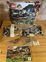 LEGO 76951 Jurassic World Pyromancer Dilophosaurus Transport Set- Box opened *