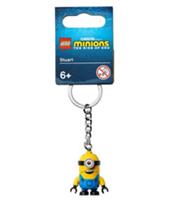 Lego - 854071 Minions Rise of Gru - Stuart Minifigure Keyring/Keychain - New