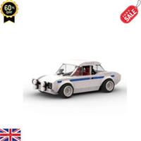 MOC LEGO Car: MK1 Ford Escort White Speed Champions style Perfect Gift Hot
