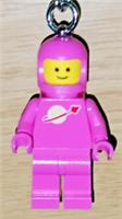 Lego lenny Classic Pink Spaceman Key Ring/Key Chain - New from Benny's Squad!