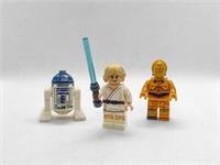 Lego Star Wars Luke Skywalker, C-3PO and R2-D2 A New Hope