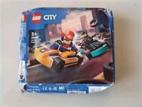 LEGO 60400 CITY: Go-Karts and Race Drivers, Brand New **DAMAGED BOX **