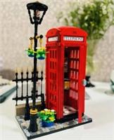 Red London Telephone Box MOC Building Blocks IDEAS 1460pcs UK