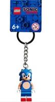 Lego Sonic the Hedgehog - Sonic the Hedgehog Keyring/Keychain 854239 - Brand New