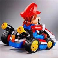 *NEW* UNBRANDED 72037 MOC Mario Kart - Mario & Standard Kart Building Blocks Set