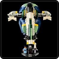 Display stand angled for Lego 75433 Jango Fett's Starship - stand only (A1120)